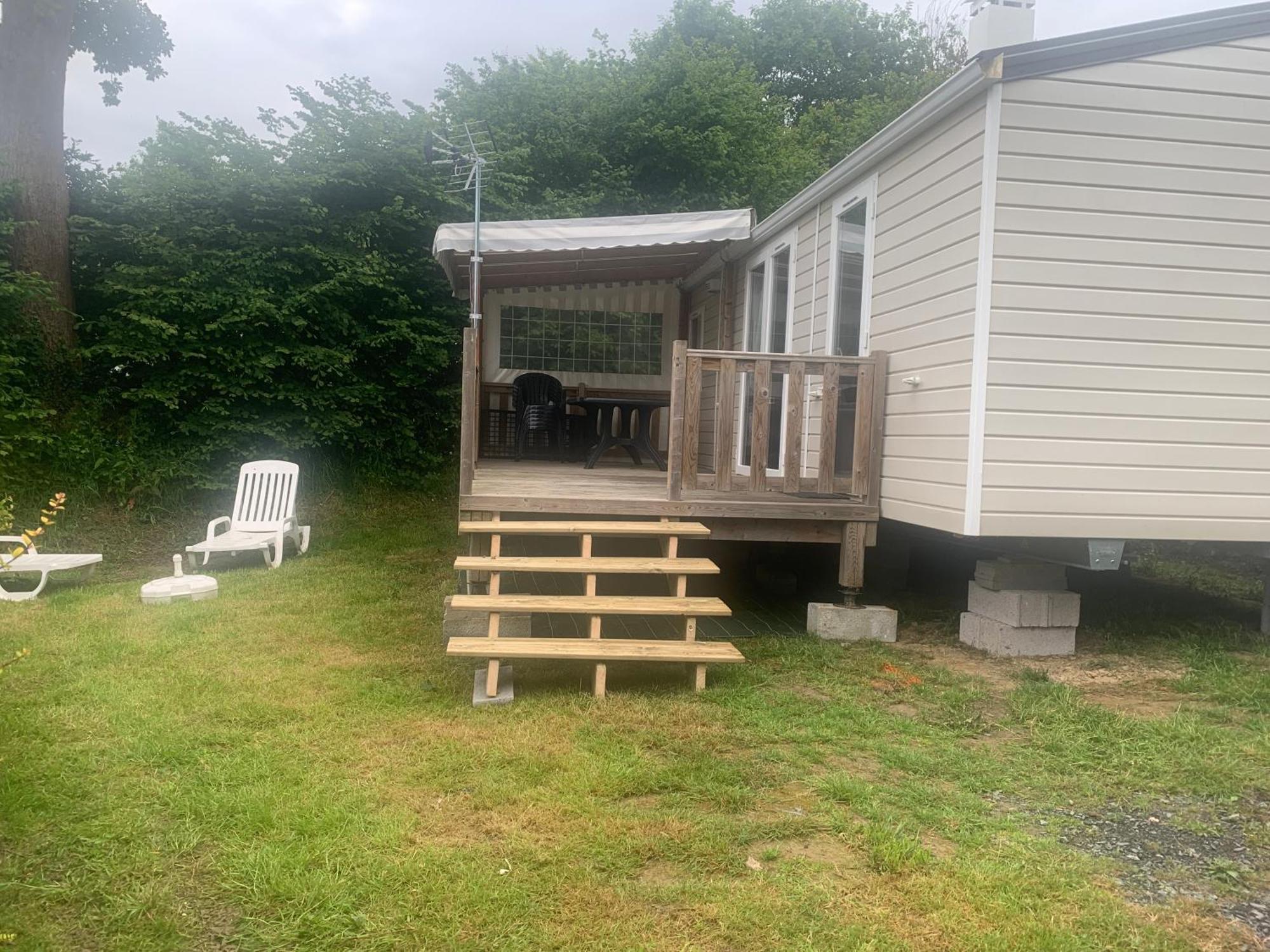Mobil Home 10 M Et Mme Colas Litteau Exterior photo